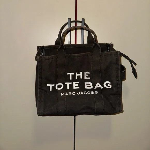 Authentic Marc Jacobs Black Tote Bag Medium Y2K - Picture 5 of 11